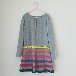 Hanna Andersson Ruffle Dress. Size 130.